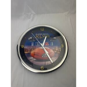 Super Bowl XLVIII Collectible Wall Clock - Seattle Seahawks vs. Denver Broncos